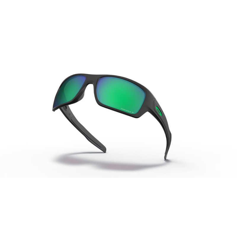 Oakley Turbine in Matte Black Prizm Jade Polarized Lens-3